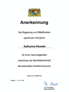 Katharina Kiowski erfolgreich selbstständig als Ernährungsfachkraft Diätassistentin Diätassistent Freiberuflich Freiberuf Freiberufler